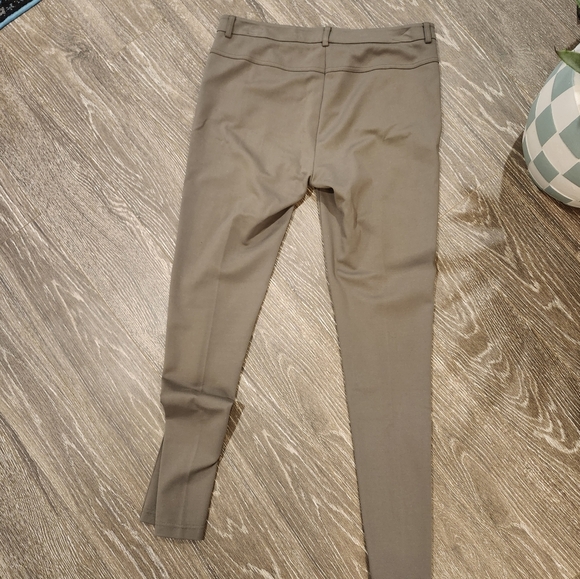 Peace of Cloth Womens Piped Cigarette Pants‎ Size 8 In Mushroom Tan NWOT - Picture 5 of 10